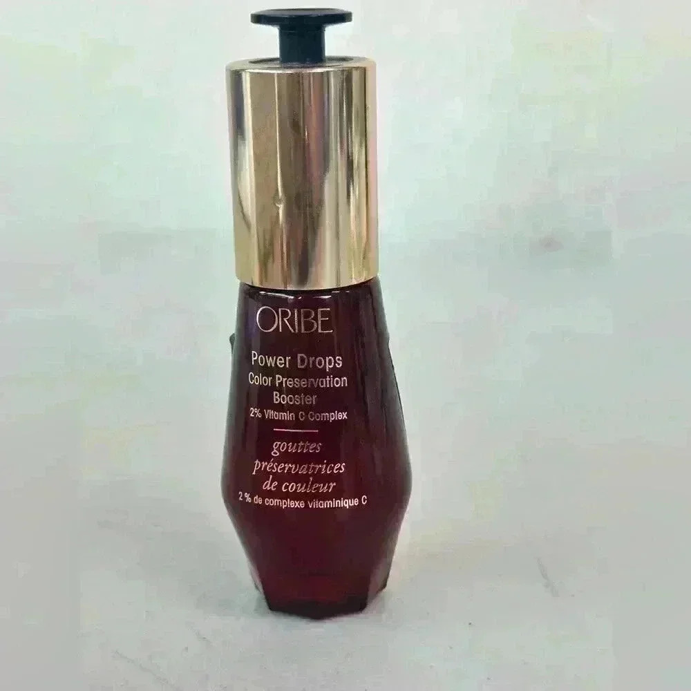 Oribe Power Drops Color Preservation Booster - Burgundy Bottle with Gold Cap
